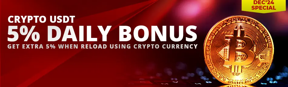 5% CRYPTO DAILY BONUS